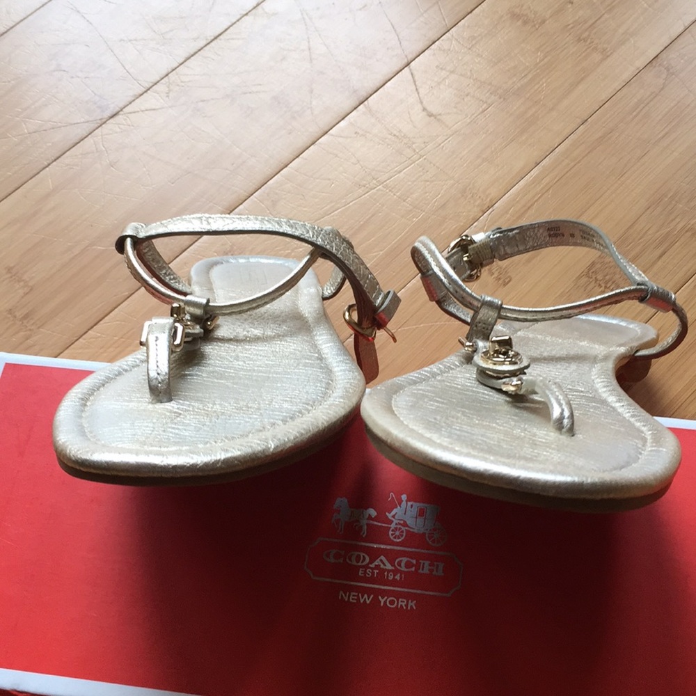 Coach sandals . Free gifts 🎁 with purchase - Picture 7 of 8